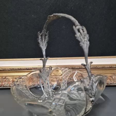 Coupelle a fruit ou vide poche en cristal