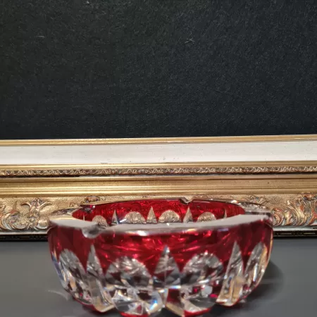 Cendrier ambassadeur en cristal