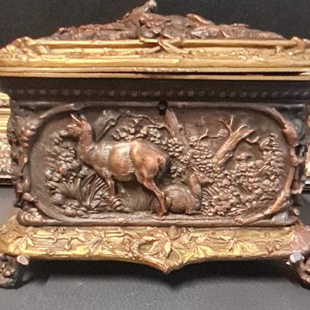 Coffret en bronze Leopold OUDRY